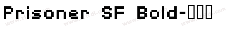 Prisoner SF Bold字体转换